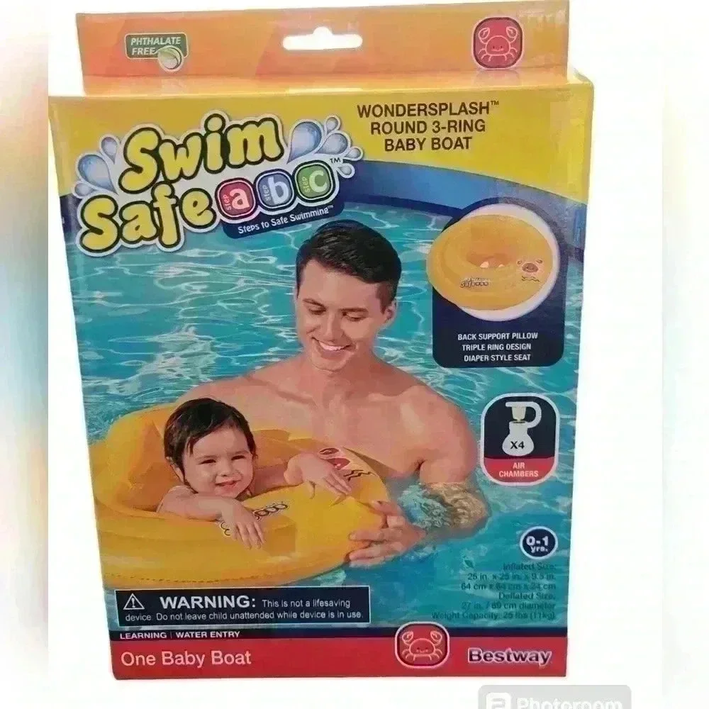Swim Safe Wondersplash Round 3 Ring Baby Float 0-1 Years